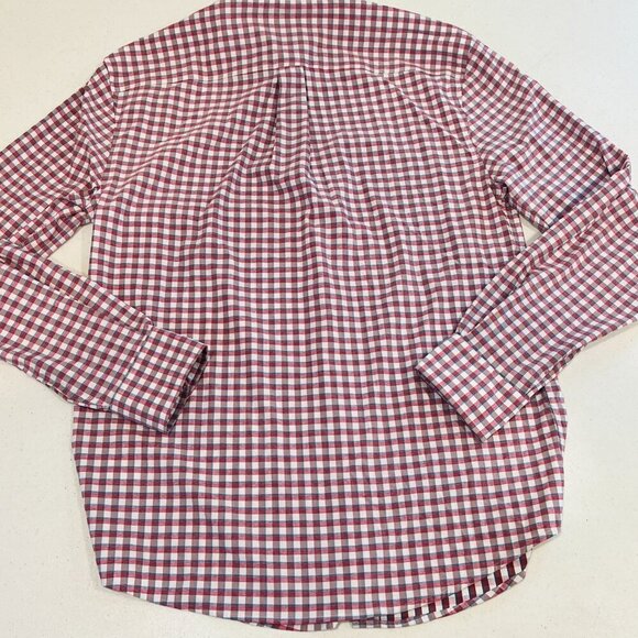 NEW JOHNNIE-O CRIMSON PREP-FORMANCE MEAD BUTTON UP LONG SLEEVE SHIRT SMALL - Picture 5 of 5
